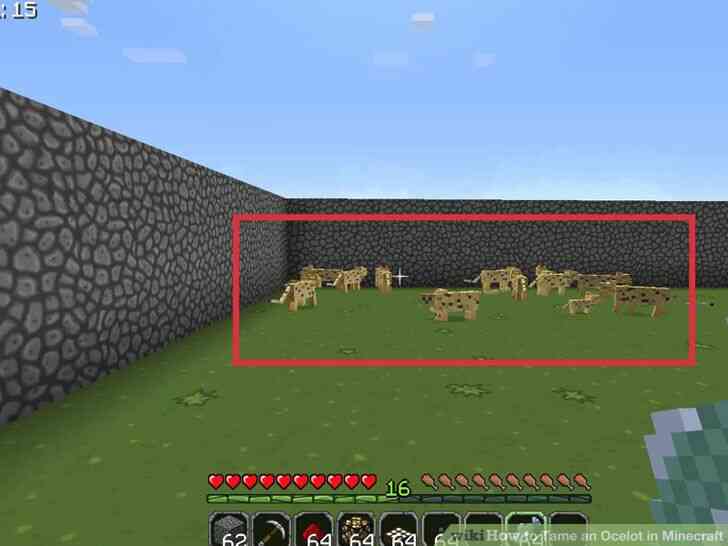 Image intitulé Apprivoiser un Ocelot dans Minecraft Étape 2